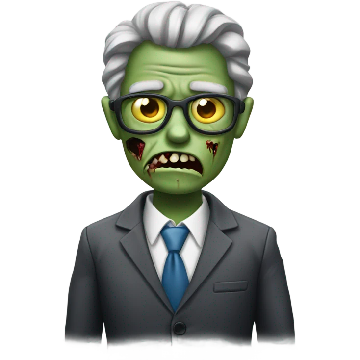 corporate zombie emoji