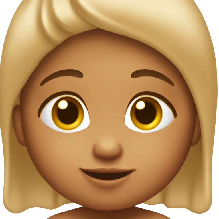 Tan baby  emoji