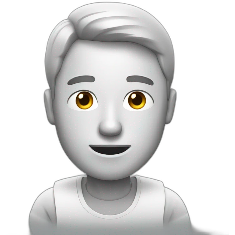 Man with phone emoji