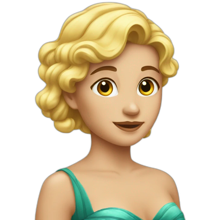 La petite sirène emoji