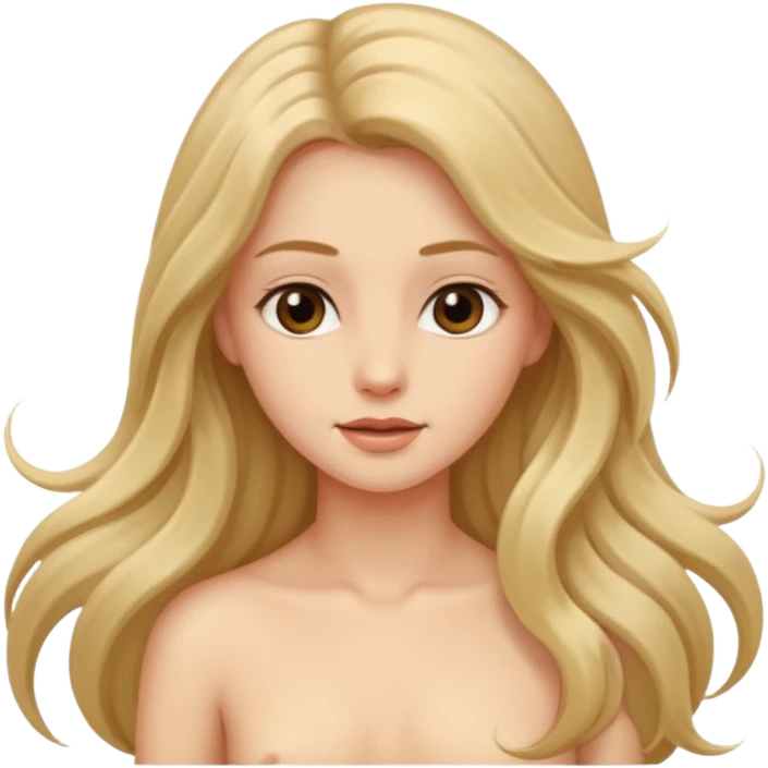 Une fille nues emoji