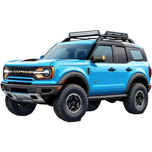 Ford bronco sport area sky blue emoji