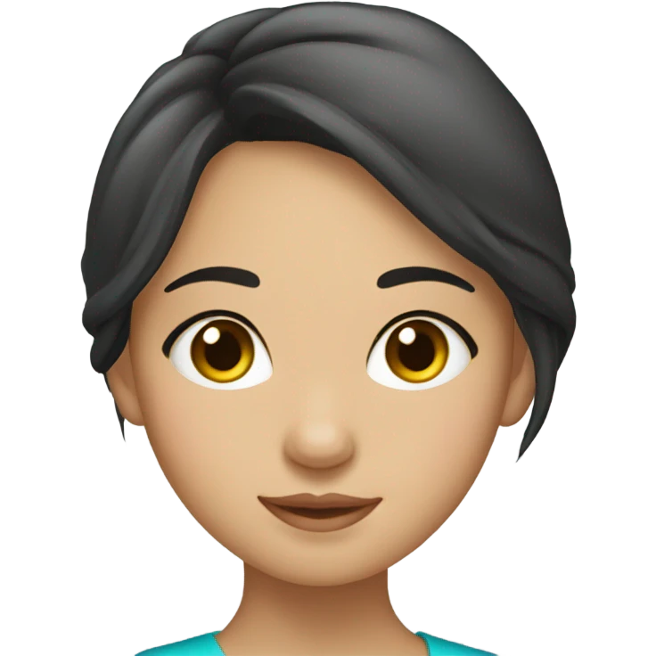 beautiful kazakh girl emoji