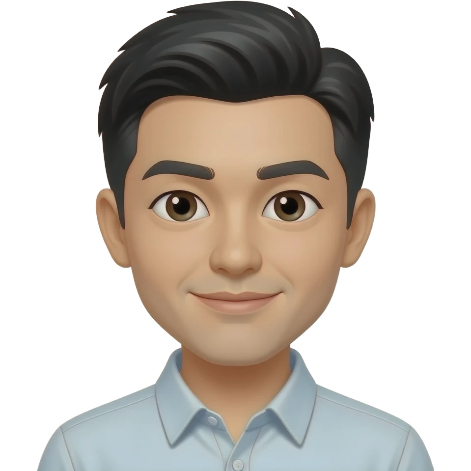 Regular emoji with Chinese eyes emoji