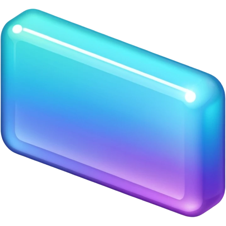 glitter cian and purple staight emoji