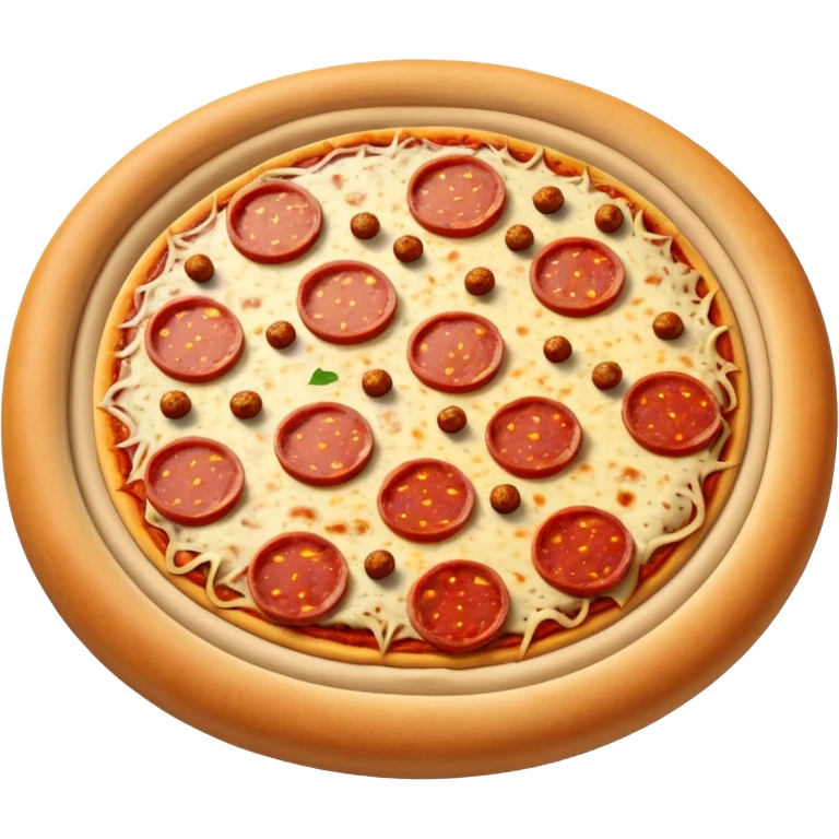 Sausage with Pepperoni pizza emoji