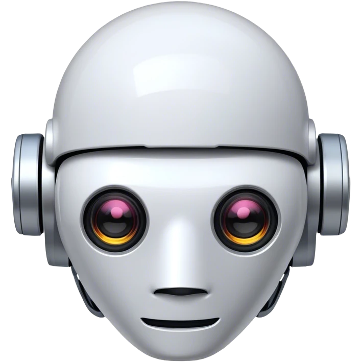 robot head wearin vision pro emoji