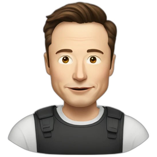 Elon Musk enojado emoji