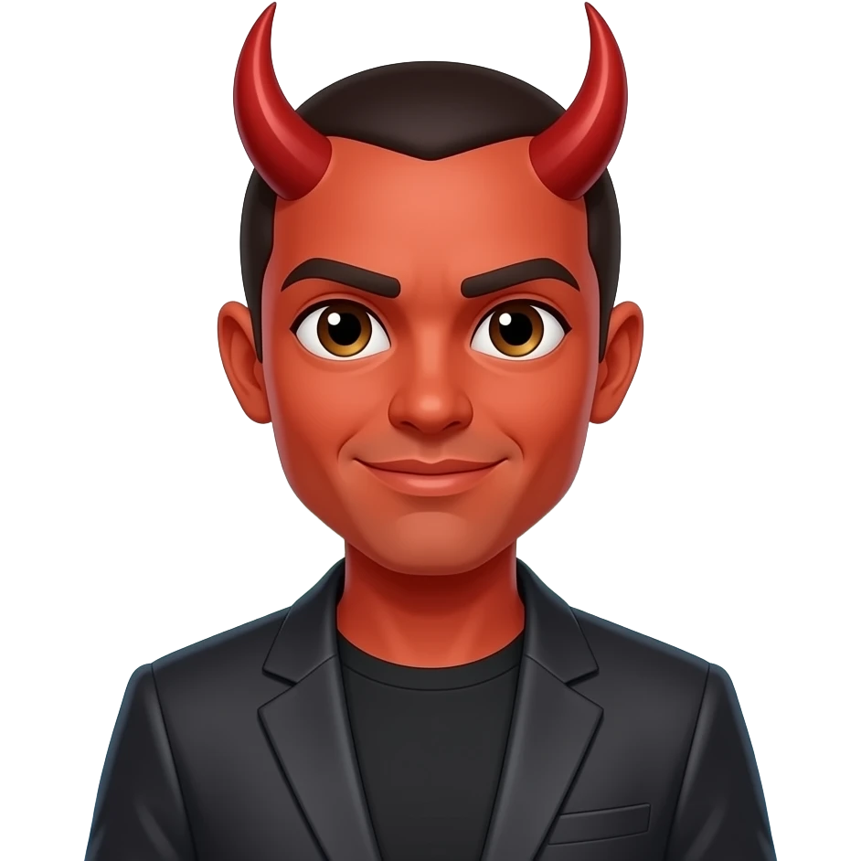 Devil by the lake emoji