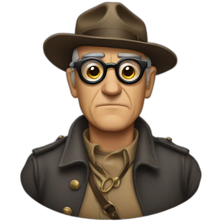 John Ford con parche en el ojo emoji