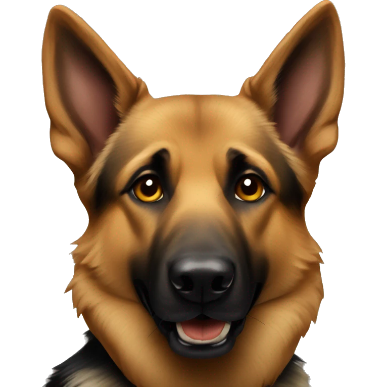 Sable German shepherd emoji