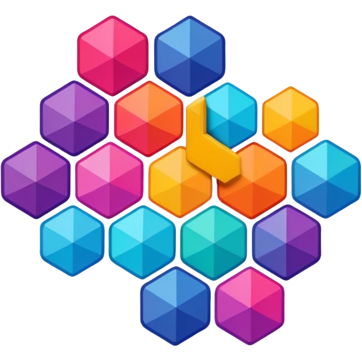 Block blast remix hexagon emoji