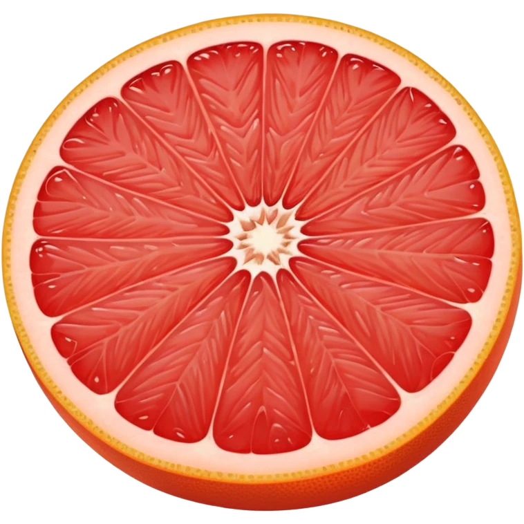 red grapefruit emoji