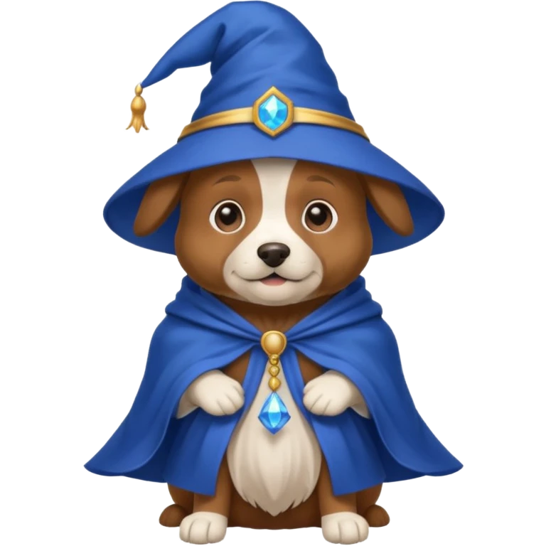 Dog wizard emoji