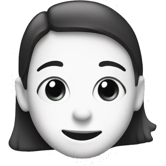 black and white name tag emoji