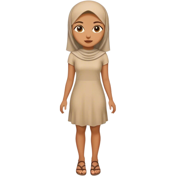 Muslim mom wearing mini dress  emoji