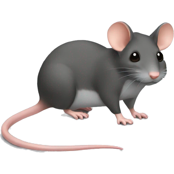 Only rat tail emoji