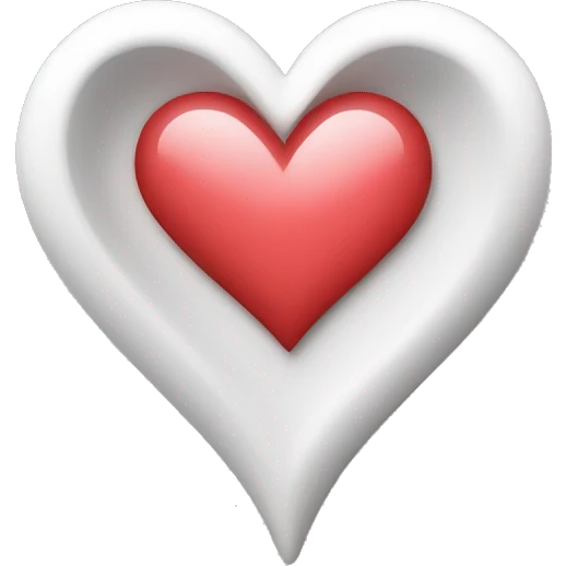 exclamation mark white heart emoji