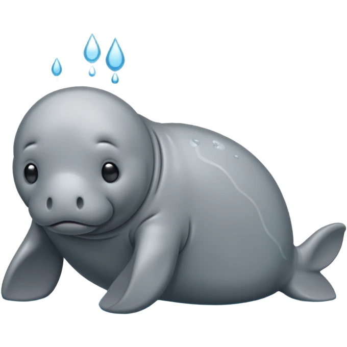 manatee sad emoji