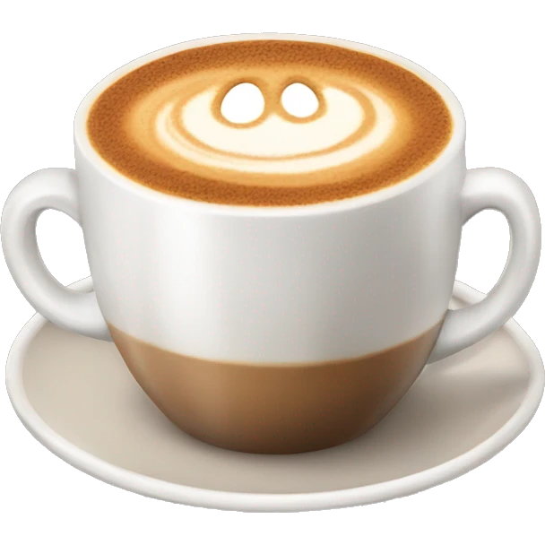 A cappuccino  emoji