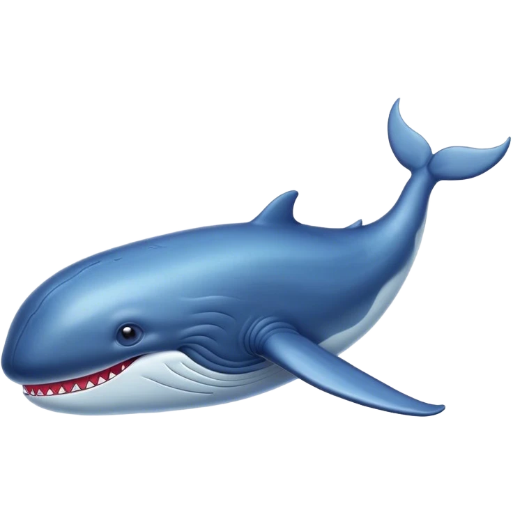 Blue whale emoji