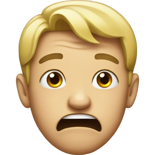 stupid face emoji