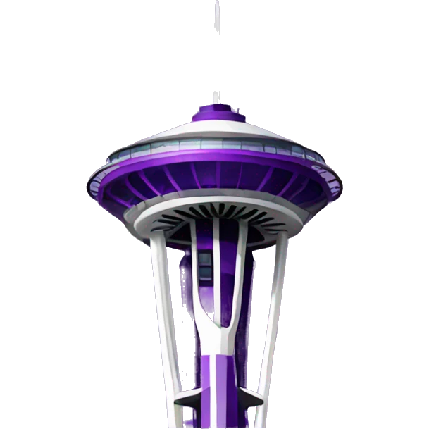 purple space needle emoji