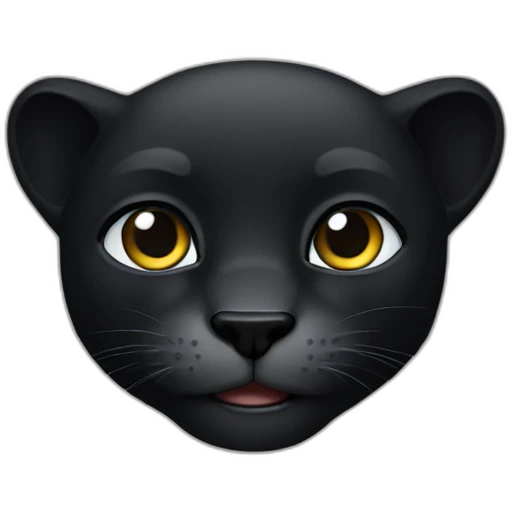black panter emoji