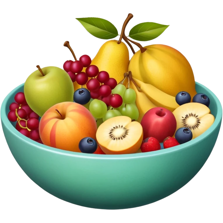 A bolw fully of all types os fruits, like a macedonia emoji