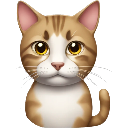 Suspicious cat emoji