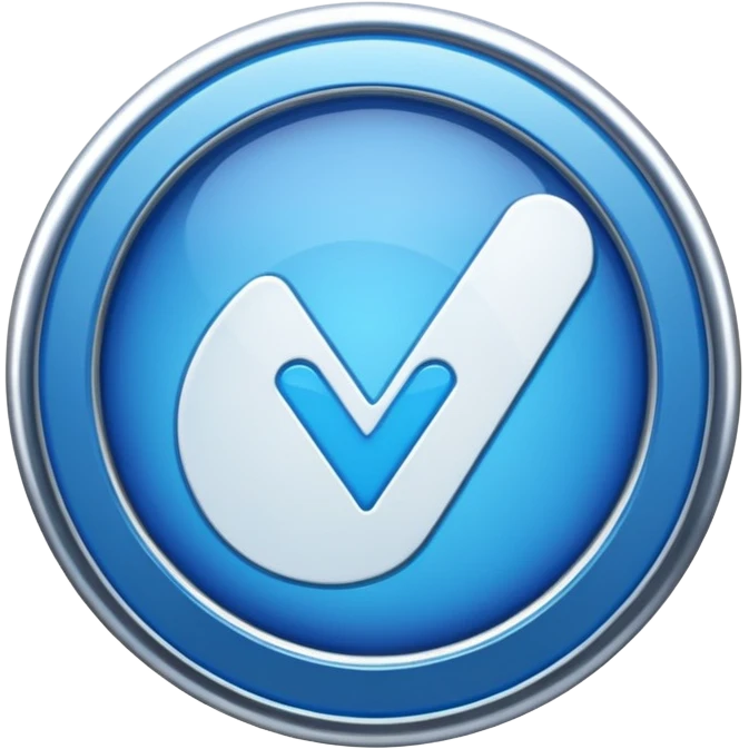 Create a Blue Tick Verified badge emoji