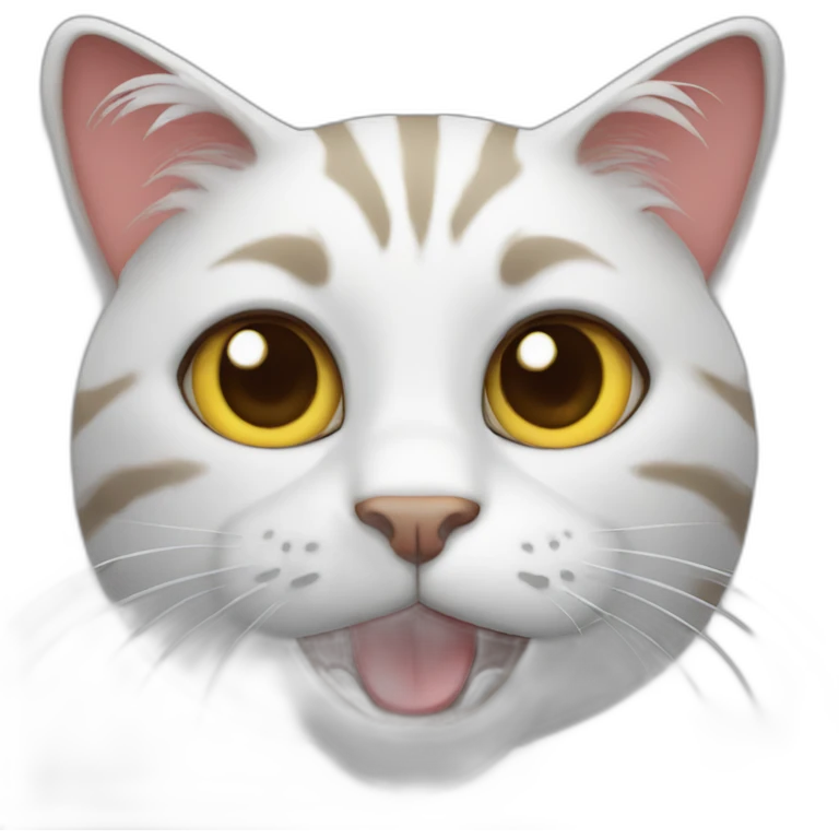Crazy cat emoji