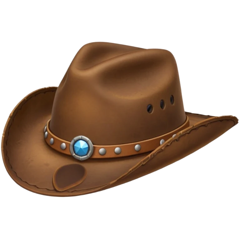 Cow boy hat emoji
