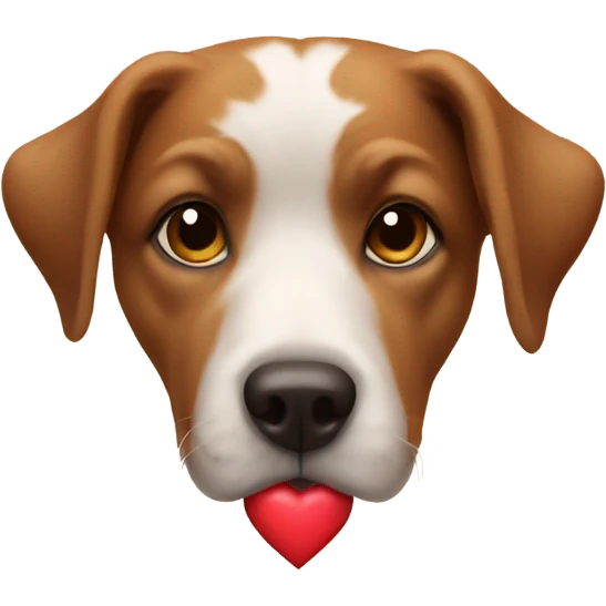 Dog heart emoji