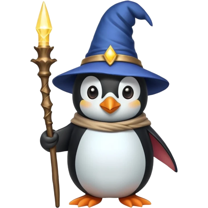 penguin wizard emoji
