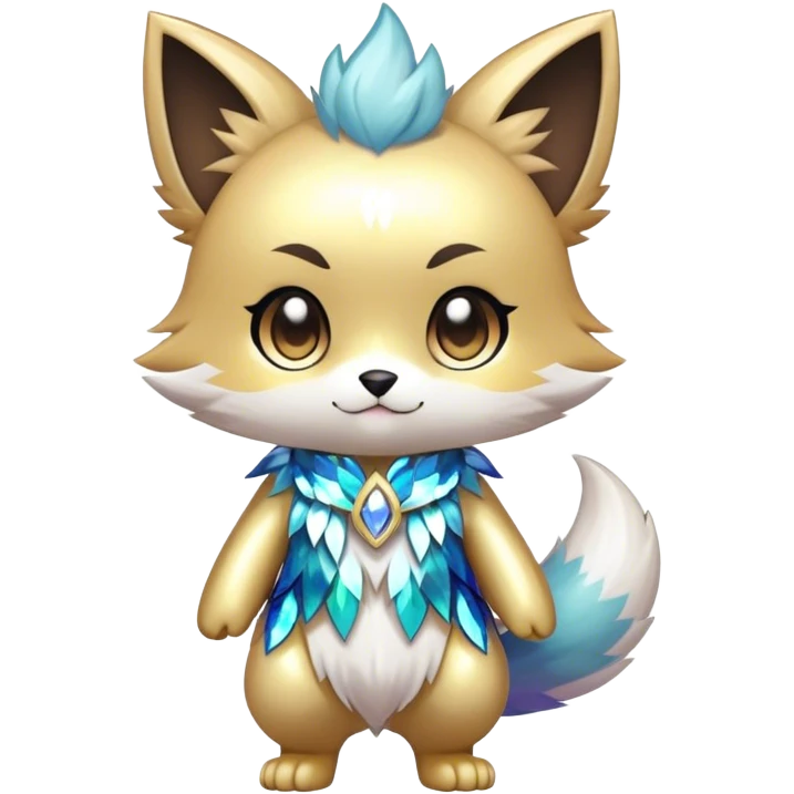 High quality Cute Cool Kawaii edgy Pretty Chibi Fur-Sona Shiny Colorful Sparkly Fakemon Full Body emoji