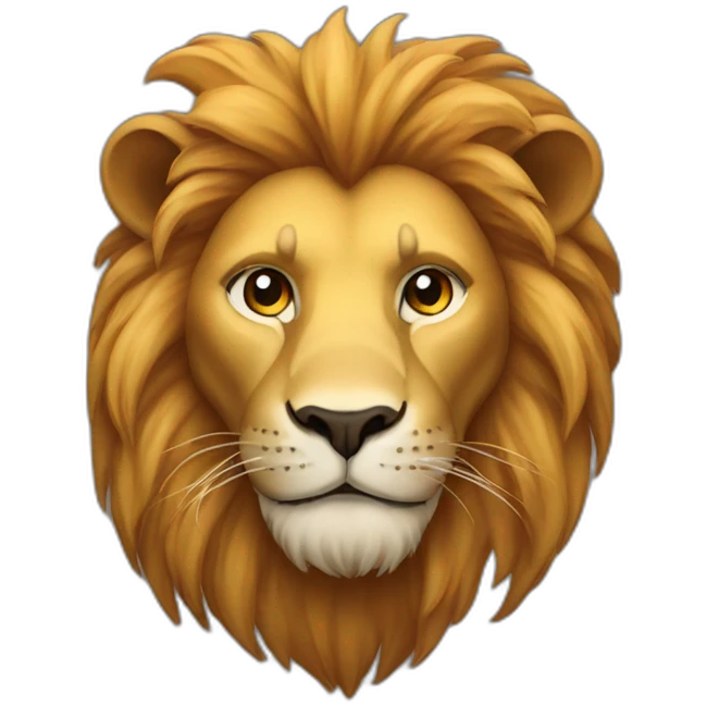 lion head emoji