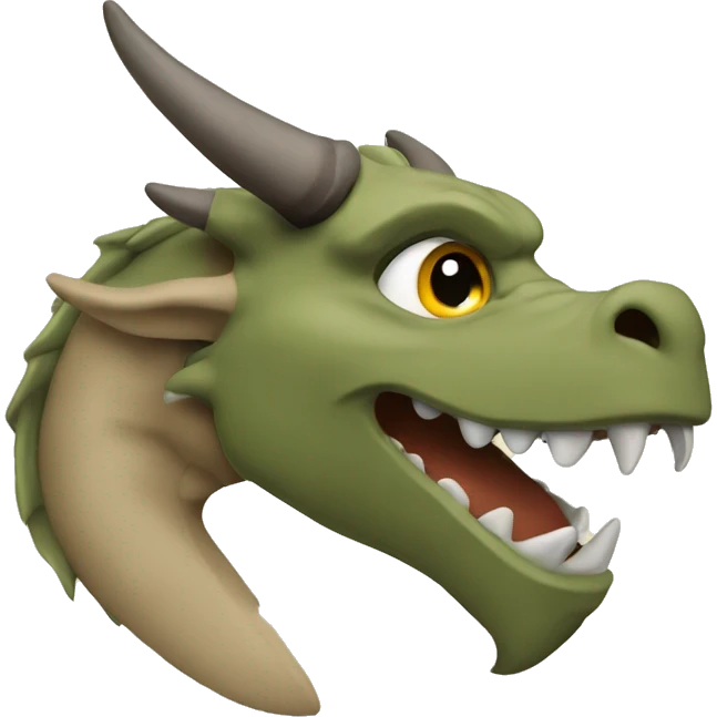 Khaki viking's Dragon emoji