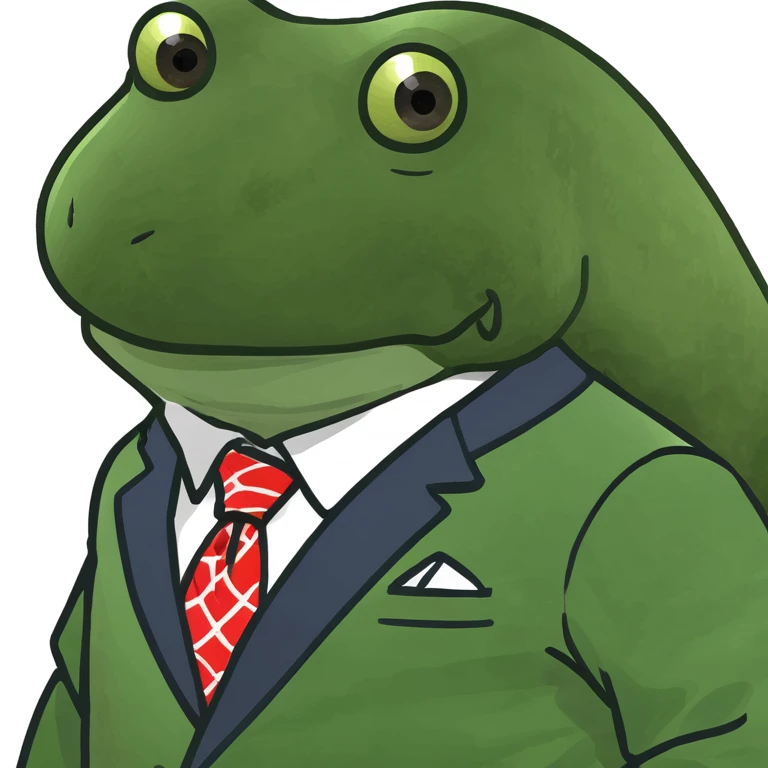 bufo in a japanese suit emoji