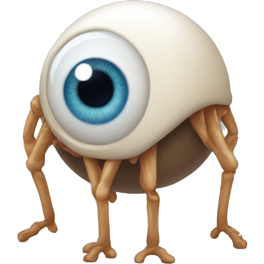 eyeball with legs emoji