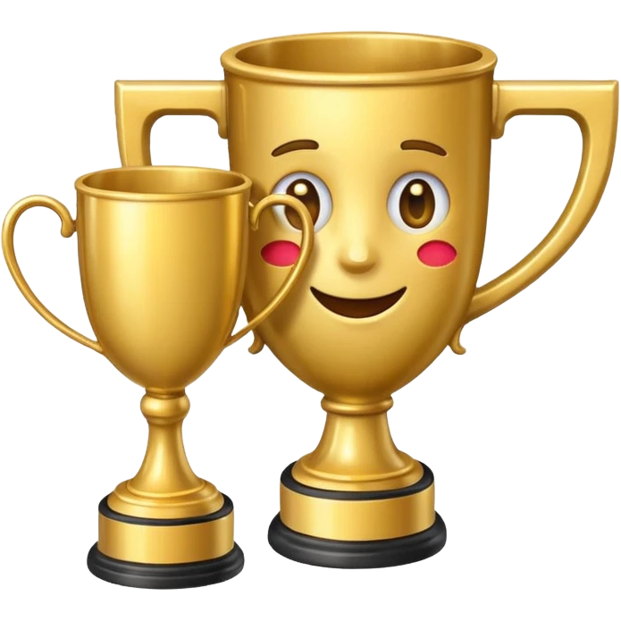 EMOJI WITH WIN CUP emoji