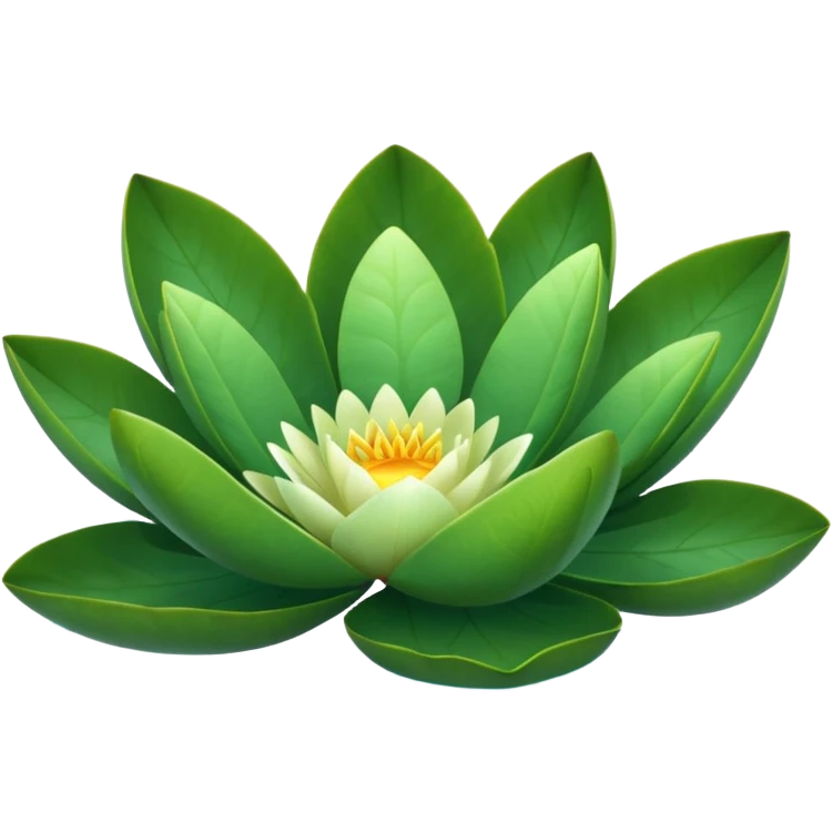 Water lily leaf (no flowers leaf only) emoji