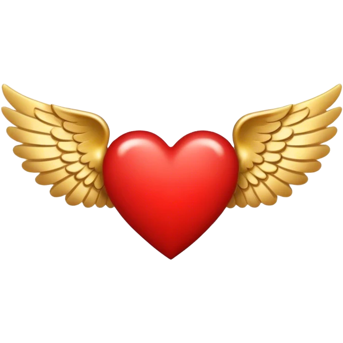 heart with angel wings emoji