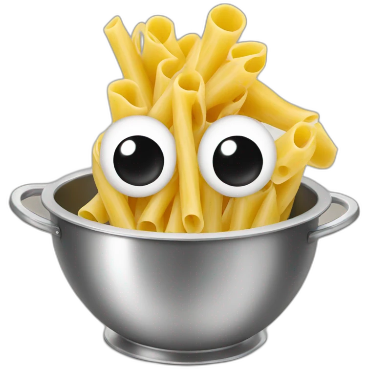 pasta in a colander emoji