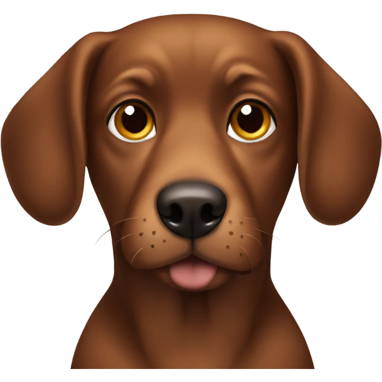 Brown dog  emoji