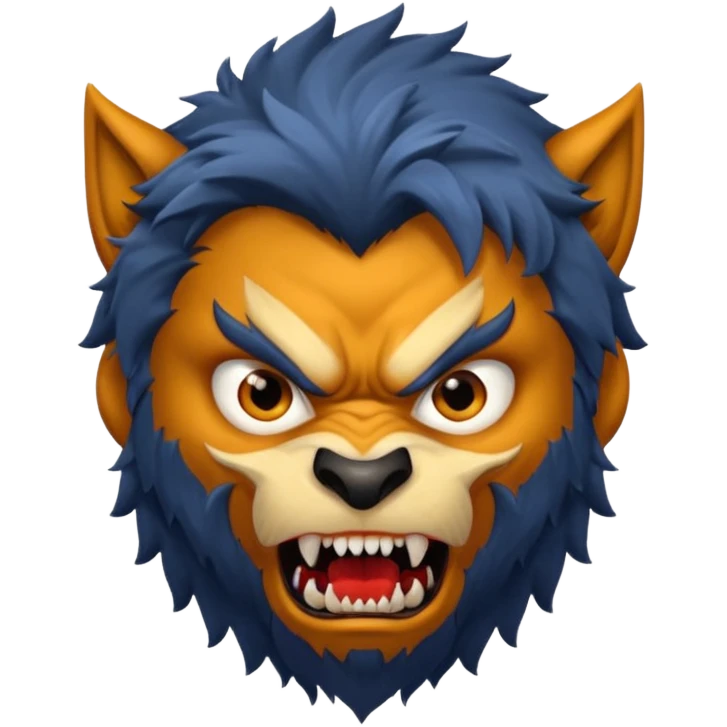 When boy becomes werewolf. emoji