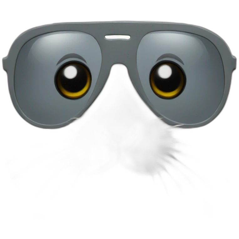 hamster-gray-sunglasses emoji