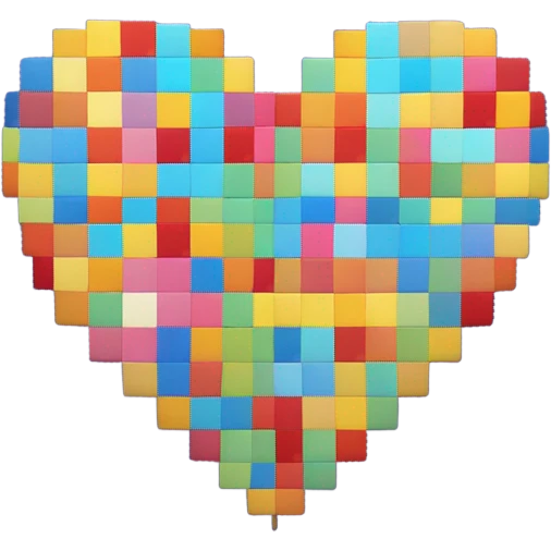 pixel heart emoji