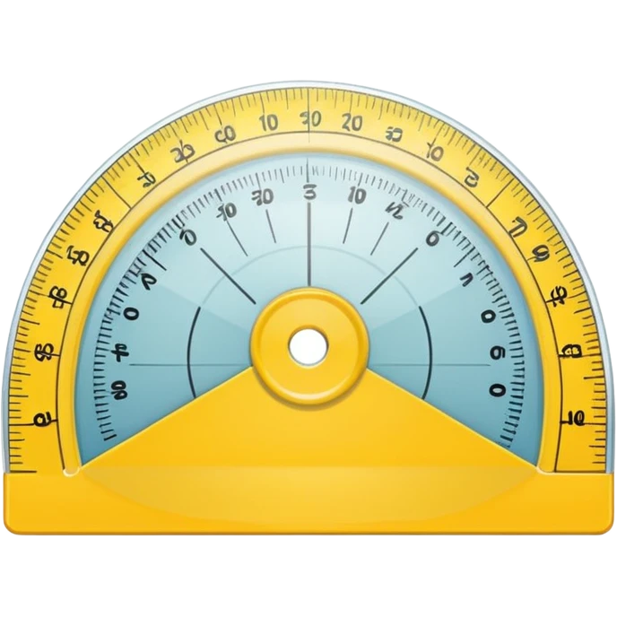 "📏" This emoji is for ruler. Then make an emoji for protractor. Which is real emoji type like the given emoji and same color....make emoji not imaje emoji