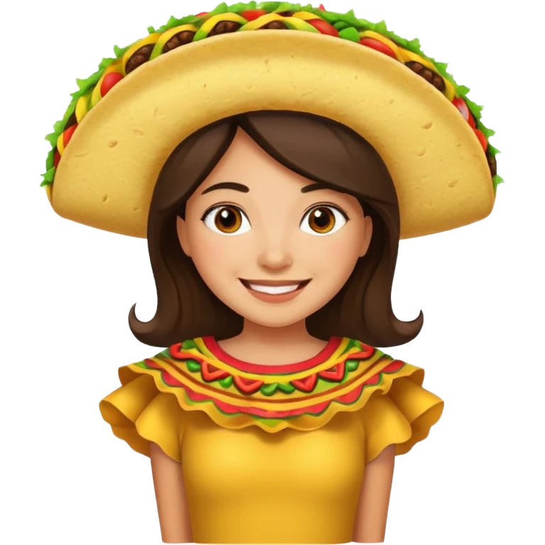 Taco girl emoji